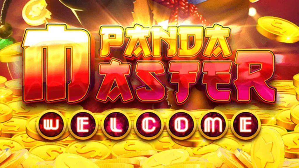 Panda Taste Welcome casino-themed logo with gold and red styling