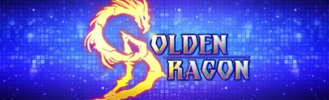 Golden Racon slot logo with dragon-shaped letter design
